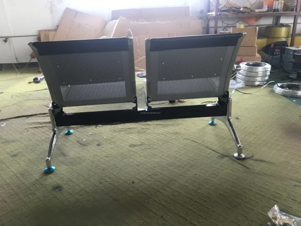 2-door office cabinet, black foldable office seat, 5-seater office waiting sofa, 1200mm coffee table, clerical office seat