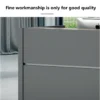6-way office workstation, 3-drawers movable pedestal, 2-door wooden credenza, 1-way office workstation, conference office seat, 3m boardroom table