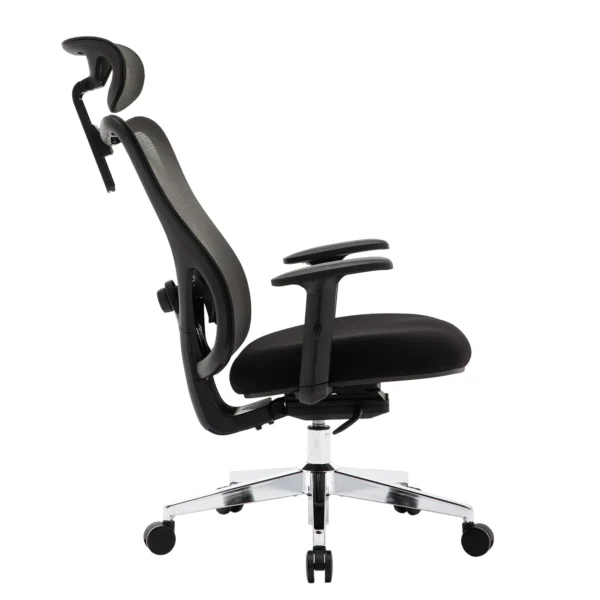 clerical office seat, 4-way curved office workstation, 2-link office waiting bench, executive visitors seat, 3-door mahogany finish office waiting filing cabinet, adjustable orthopedic office seat