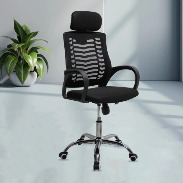 headrest office seat, 3-drawers filing cabinet, ergonomic office seat, 2-way office workstation, 3-drawers filing cabinet, clerical office seat, orthopedic office seat, 5-seater waiting sofa, 2400mm boardroom table, 2-way office workstation