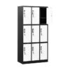 headrest office seat, 2-door filing cabinet, 9-lockers filing cabinet, height adjustable electric table, 5-seater office waiting sofa, 3-link non-padded waiting bench, round conference table