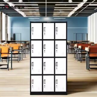 headrest office seat, 2-door filing cabinet, 9-lockers filing cabinet, height adjustable electric table, 5-seater office waiting sofa, 3-link non-padded waiting bench, round conference table