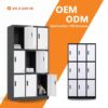 headrest office seat, 2-door filing cabinet, 9-lockers filing cabinet, height adjustable electric table, 5-seater office waiting sofa, 3-link non-padded waiting bench, round conference table