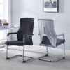 3-link padded waiting bench, full metaling filing cabinet, tosca visitors seat, 6-way office workstation, cashier office seat, secretarial office seat. headrest office seat