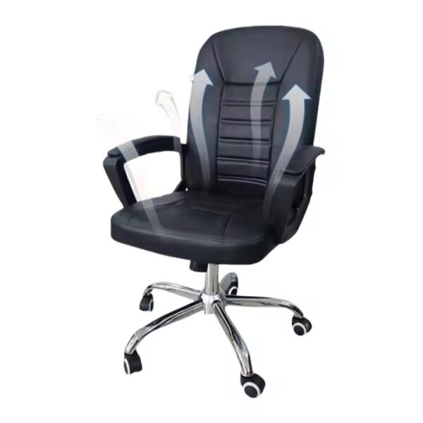 orthopedic office seat, ergonomic chair, midback office seat, 5-seater waiting sofa