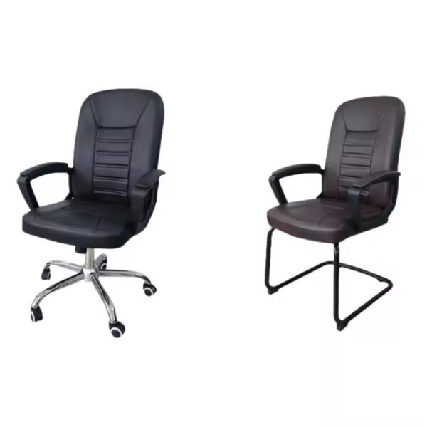 orthopedic office seat, ergonomic chair, midback office seat, 5-seater waiting sofa