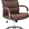 mid back office seat, half glass filing cabinet, recliner directors seat, mahogany coffee table, round dining table, 3-door mahogany filing cabinet