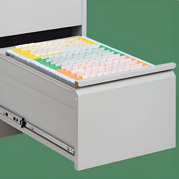 white 2-door wooden credenza, 4-link office waiting bench, 3-door movable pedestal, 5-seater waiting sofa