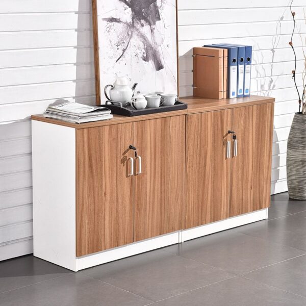 2-door wooden credenza, 5-Seater office waiting sofa, full glass filing cabinet, clerical office seat, 1600mm advanced office desk, mahogany coffee table, glass modern coffee table, 4-link office waiting bench