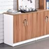 2-door wooden credenza, 5-Seater office waiting sofa, full glass filing cabinet, clerical office seat, 1600mm advanced office desk, mahogany coffee table, glass modern coffee table, 4-link office waiting bench