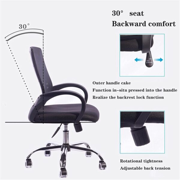 orthopedic office seat, half glass filing cabinet, recliner directors seat, mahogany coffee table, round dining table, 3-door mahogany filing cabinet