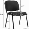 orthopedic office seat, ergonomic chair, midback office seat, 5-seater waiting sofa