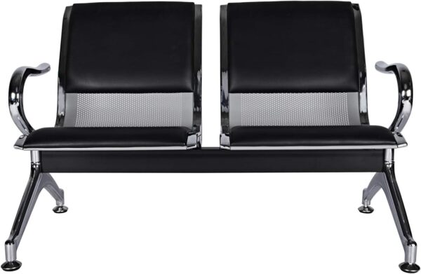 5-Seater office waiting sofa, full glass filing cabinet, clerical office seat, 1600mm advanced office desk, mahogany coffee table, glass modern coffee table, 4-link office waiting bench