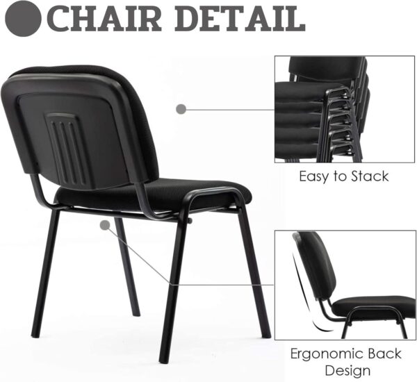 orthopedic office seat, ergonomic chair, midback office seat, 5-seater waiting sofa