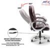 orthopedic office seat, ergonomic chair, midback office seat, 5-seater waiting sofa