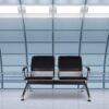5-Seater office waiting sofa, full glass filing cabinet, clerical office seat, 1600mm advanced office desk, mahogany coffee table, glass modern coffee table, 4-link office waiting bench