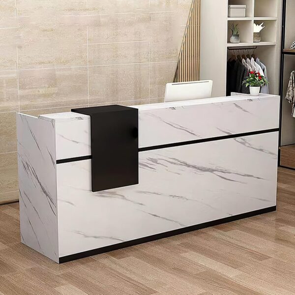 5-Seater office waiting sofa, full glass filing cabinet, clerical office seat, 1600mm advanced office desk, mahogany coffee table, glass modern coffee table, 4-link office waiting bench