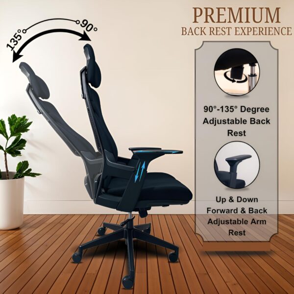 Swivel Orthopedic Mesh Office Seat - Image 6