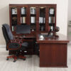 orthopedic office seat, half glass filing cabinet, recliner directors seat, mahogany coffee table, round dining table, 3-door mahogany filing cabinet