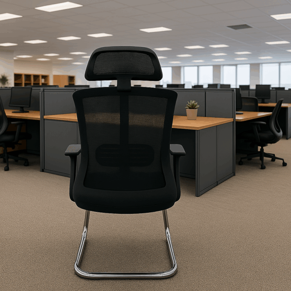 headrest office seat, 3-drawers filing cabinet, ergonomic office seat, 2-way office workstation, 3-drawers filing cabinet, clerical office seat, orthopedic office seat, 5-seater waiting sofa, 2400mm boardroom table, 2-way office workstation