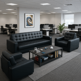 6-lockers office filing cabinet, eames office seat, 4-way office workstation, 3m office boardroom table, secretarial office seat