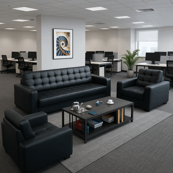 6-lockers office filing cabinet, eames office seat, 4-way office workstation, 3m office boardroom table, secretarial office seat