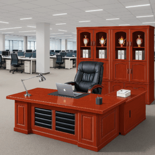 foldable office desk, mahogany office coat hanger, adjustable ergonomic seat, 4-link office waiting bench, 15-lockers filing cabinet