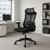high back office seat, 5-Seater office waiting sofa, full glass filing cabinet, clerical office seat, 1600mm advanced office desk, mahogany coffee table, glass modern coffee table, 4-link office waiting bench