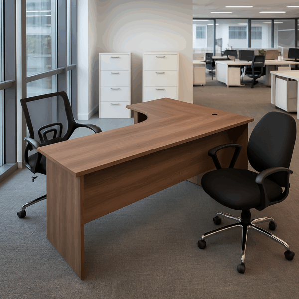 3-door wooden credenza, 5-Seater office waiting sofa, full glass filing cabinet, clerical office seat, 1600mm advanced office desk, mahogany coffee table, glass modern coffee table, 4-link office waiting bench