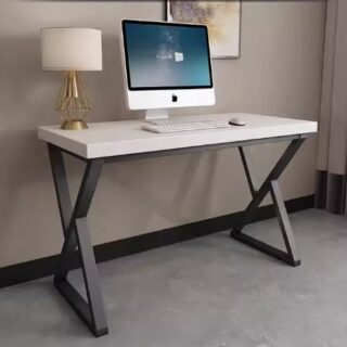 4-way curved office workstation, 2-link office waiting bench, executive visitors seat, 3-door mahogany finish office waiting filing cabinet, adjustable orthopedic office seat