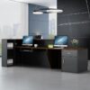 high back office seat, headrest office seat, clerical office seat, black foldable office seat, 5-seater office waiting sofa, 1200mm coffee table, clerical office seat