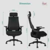 Swivel Modern Orthopedic Office Seat - Image 5