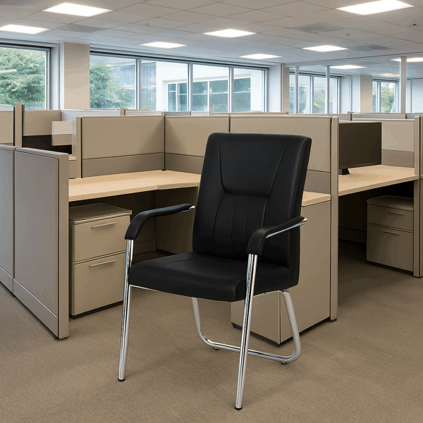 2m executive desk ,chrome office seat, headrest office seat, clerical office seat, black foldable office seat, 5-seater office waiting sofa, 1200mm coffee table, clerical office seat