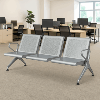 clerical office seat, high back office seat, headrest office seat, clerical office seat, black foldable office seat, 5-seater office waiting sofa, 1200mm coffee table, clerical office seat
