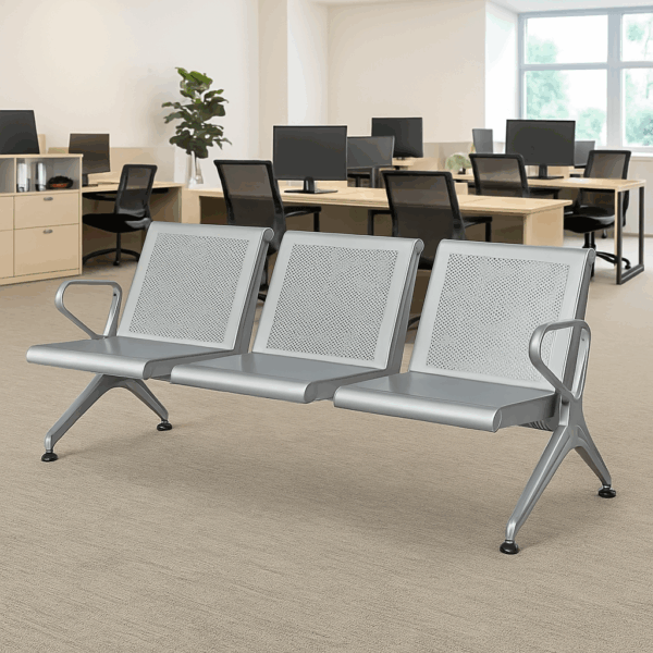 clerical office seat, high back office seat, headrest office seat, clerical office seat, black foldable office seat, 5-seater office waiting sofa, 1200mm coffee table, clerical office seat