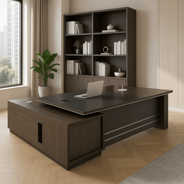 2m executive desk ,chrome office seat, headrest office seat, clerical office seat, black foldable office seat, 5-seater office waiting sofa, 1200mm coffee table, clerical office seat