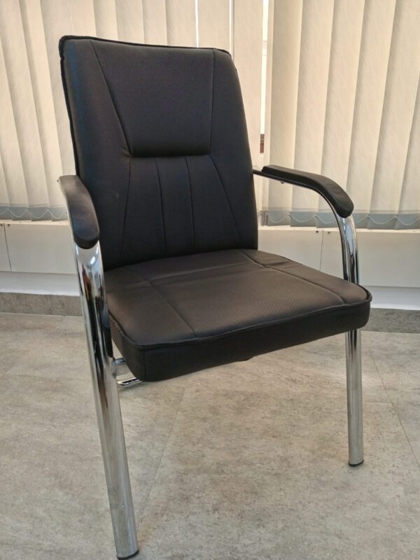 2m executive desk ,chrome office seat, headrest office seat, clerical office seat, black foldable office seat, 5-seater office waiting sofa, 1200mm coffee table, clerical office seat