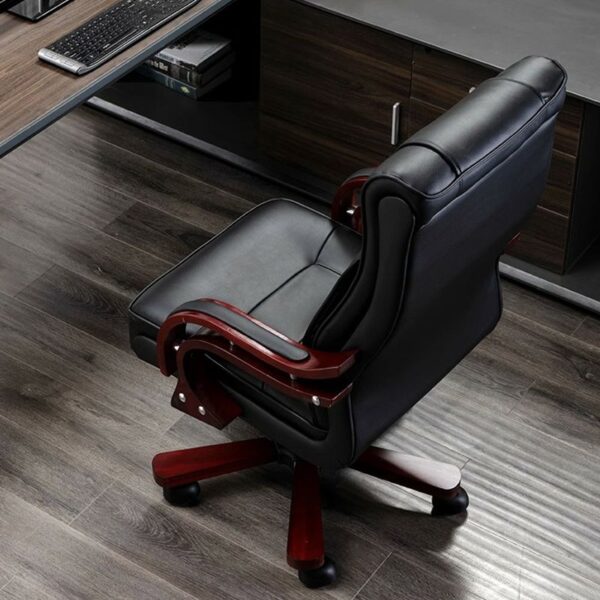 orthopedic office seat, half glass filing cabinet, recliner directors seat, mahogany coffee table, round dining table, 3-door mahogany filing cabinet