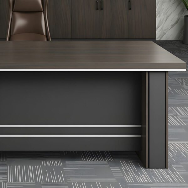 2m executive desk ,chrome office seat, headrest office seat, clerical office seat, black foldable office seat, 5-seater office waiting sofa, 1200mm coffee table, clerical office seat