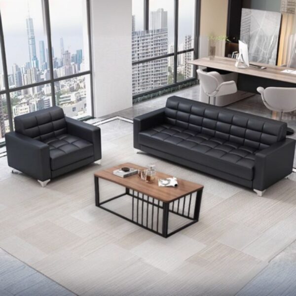 Metallic filling cabinet, Waiting sofas, Reception desks, Waiting benches, Office desks, Directors seat