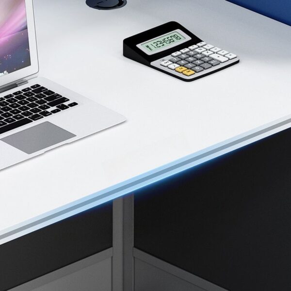 workstation, reception desk, coat hanger, boardroom table, visitors seat, filling cabinets, credenza, foldable table