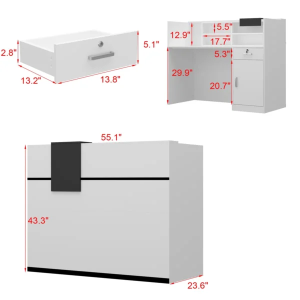 filling cabinet, ergonomic seat, reception desk, boardroom table, workstation, secretarial seat, waiting bench, coffee tables