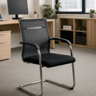Boardroom table, filling cabinet, coat hangers, workstations, office desks, visitors chair