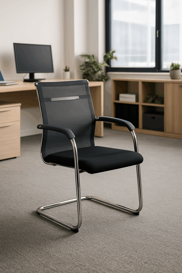 Boardroom table, filling cabinet, coat hangers, workstations, office desks, visitors chair