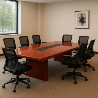 4-Way workstation, ergonomic seat, dual orthopedic seat, reception desk, butterfly seat, office desk