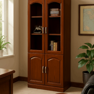 6-way workstation, executive seat, coat hanger, reception desk, secretarial seats, visitor seat, office desk