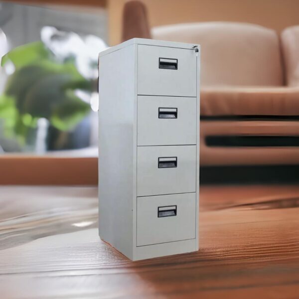 4-Drawers metallic office filing cabinet - Image 3