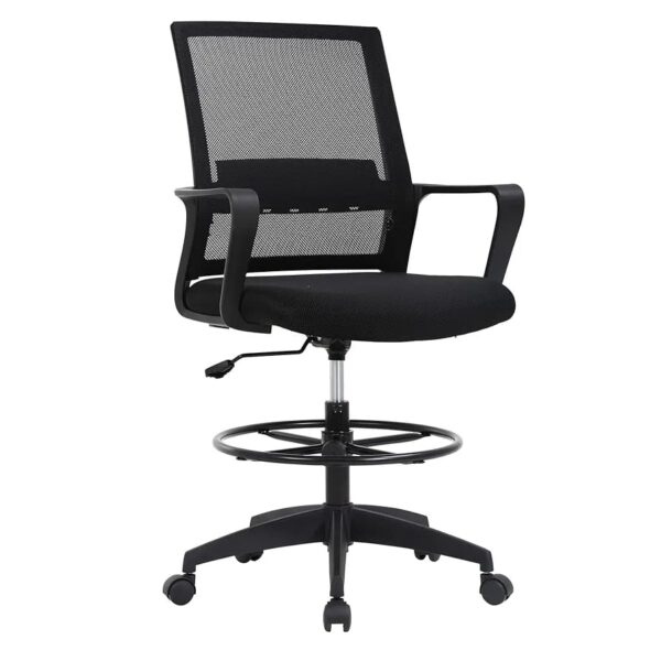 1-way workstation, 4-Drawer Filing Cabinet, 1.6M reception desk, coffee table, 5-seater waiting sofa, 15-lockers filing cabinet