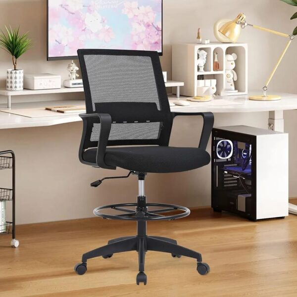 1-way workstation, 4-Drawer Filing Cabinet, 1.6M reception desk, coffee table, 5-seater waiting sofa, 15-lockers filing cabinet