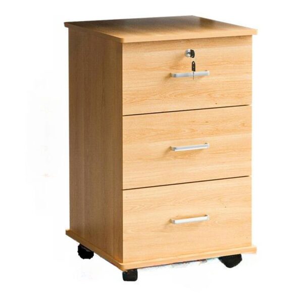 3 Drawers Movable Office Pedestal - Image 7